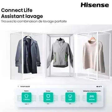 Lave linge hublot HISENSE WF7S1247BB