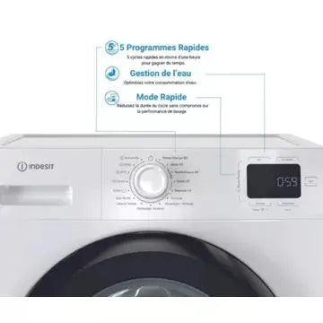 Lave linge hublot INDESIT IMB964BMYTIMEFR