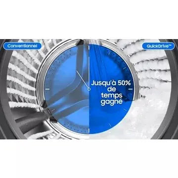 Lave linge hublot 	SAMSUNG 	WW80T734DWH