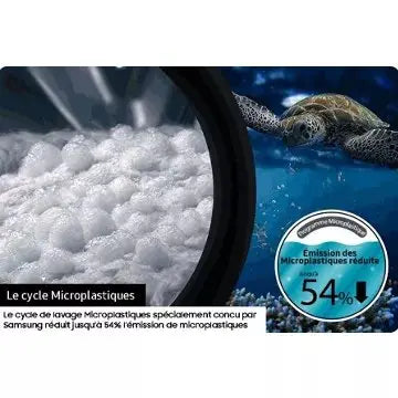 Lave linge hublot SAMSUNG WW90DG6U85LK Bespoke AI