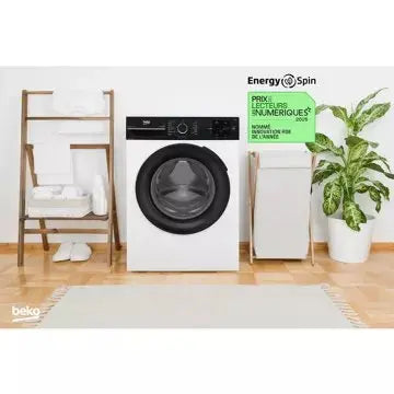 Lave linge hublot BEKO BM3WFU390411 Energy Spin