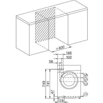 Lave linge hublot MIELE WWG 660