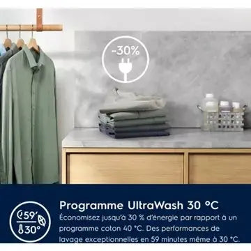 Lave linge hublot encastrable ELECTROLUX EW8F3814BI