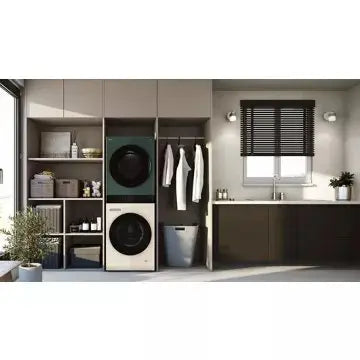 Lave linge séchant hublot  LG F214WT8GRBE Washtower