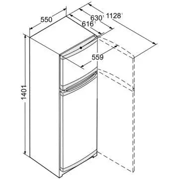Réfrigérateur 2 portes LIEBHERR CTPele231-26
