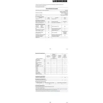 Réfrigérateur Américain LIEBHERR XRFbd5220-22