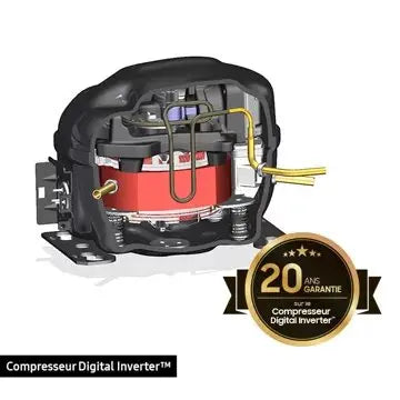 Réfrigérateur combiné SAMSUNG RB53DG703DS9