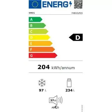 Réfrigérateur combiné SMEG FAB32LPG5