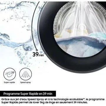 Lave linge hublot 	SAMSUNG 	WW90CGC04DTH