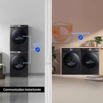 Lave linge hublot 	SAMSUNG  WF18T8000GV