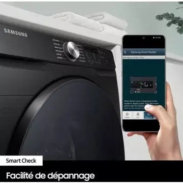 Lave linge hublot 	SAMSUNG  WF18T8000GV