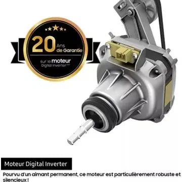 Lave linge hublot 	SAMSUNG  WW80T734DWHAS3