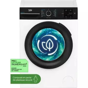Lave linge hublot 	BEKO BM3WFU390411 Energy Spin