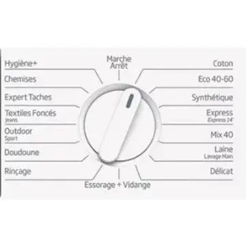 Lave linge hublot  encastrable  BEKO	WITC8410B0W