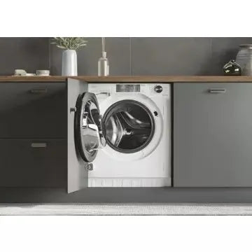 Lave linge hublot  encastrable  HAIER	HW90B416FWB-FR