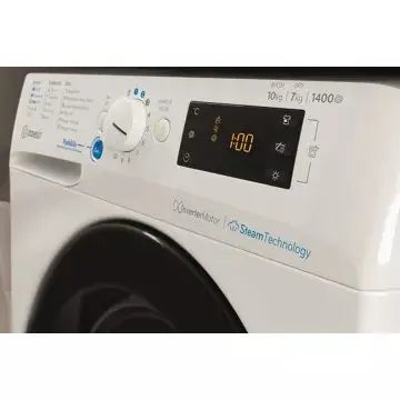 Lave linge séchant hublot INDESIT	BDE107436WKVFR
