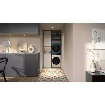 Lave linge séchant hublot  LG F214WT8GRBE Washtower