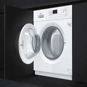 Lave linge séchant hublot  encastrable 	SMEG LSIA147