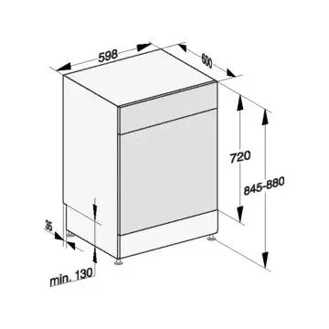 Lave vaisselle 60 cm	MIELE	G 5412 SC Blanc