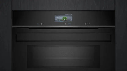 iQ700 Four intégrable compact avec fonction micro-ondes 60 x 45 cm Noir DUMANOIR